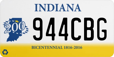 IN license plate 944CBG