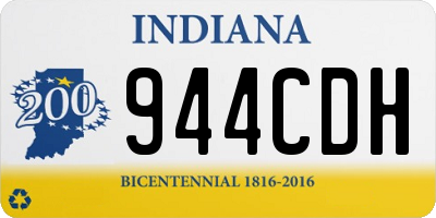 IN license plate 944CDH