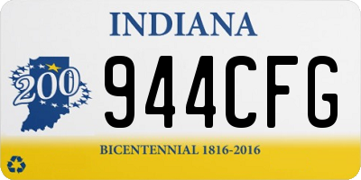 IN license plate 944CFG