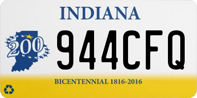 IN license plate 944CFQ