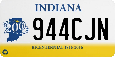 IN license plate 944CJN