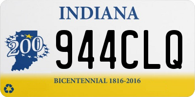 IN license plate 944CLQ