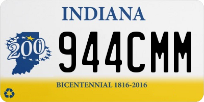 IN license plate 944CMM