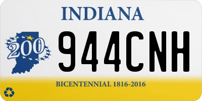 IN license plate 944CNH