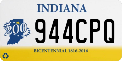 IN license plate 944CPQ