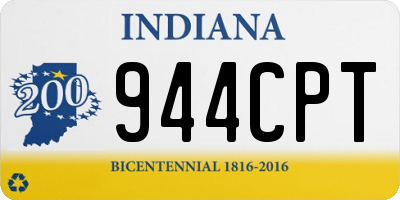 IN license plate 944CPT