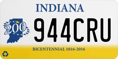 IN license plate 944CRU