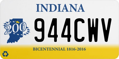 IN license plate 944CWV