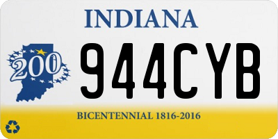 IN license plate 944CYB