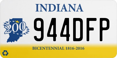 IN license plate 944DFP
