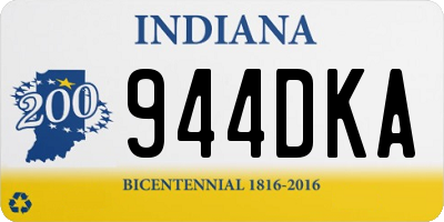 IN license plate 944DKA
