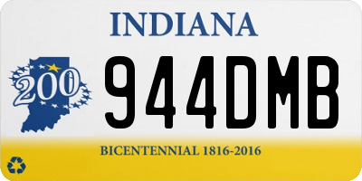 IN license plate 944DMB