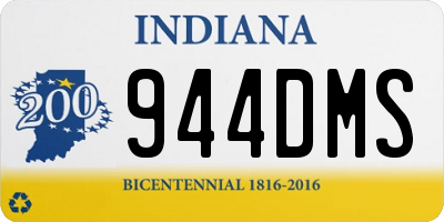 IN license plate 944DMS
