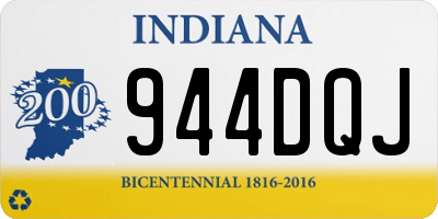 IN license plate 944DQJ