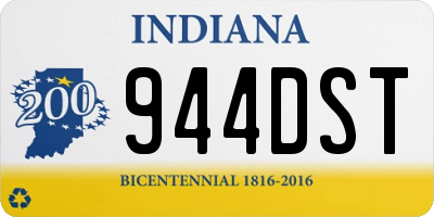 IN license plate 944DST