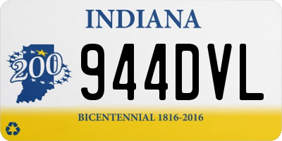 IN license plate 944DVL