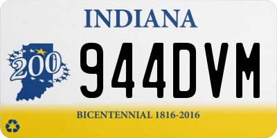 IN license plate 944DVM