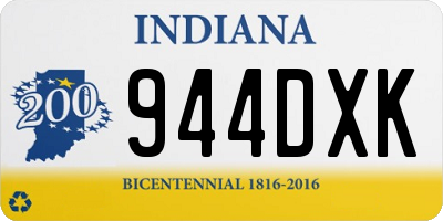 IN license plate 944DXK