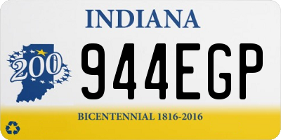 IN license plate 944EGP