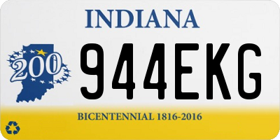 IN license plate 944EKG