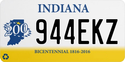 IN license plate 944EKZ