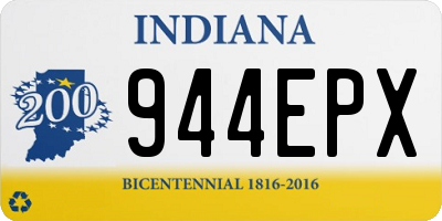 IN license plate 944EPX