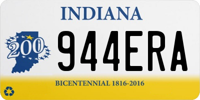 IN license plate 944ERA