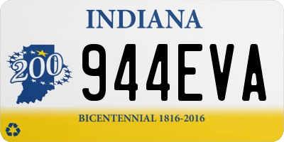 IN license plate 944EVA