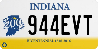 IN license plate 944EVT