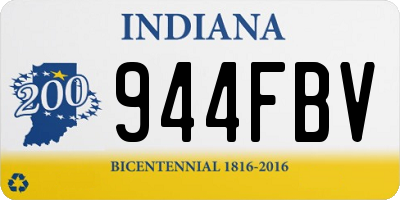 IN license plate 944FBV