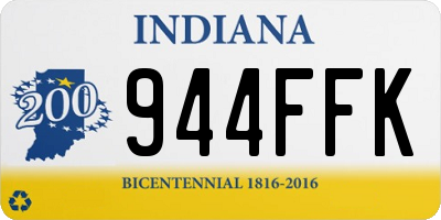 IN license plate 944FFK