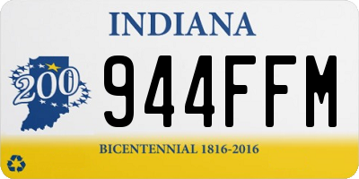 IN license plate 944FFM