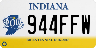 IN license plate 944FFW