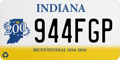 IN license plate 944FGP