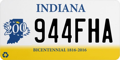 IN license plate 944FHA