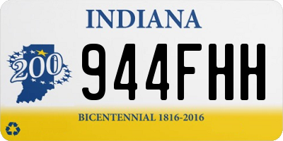 IN license plate 944FHH