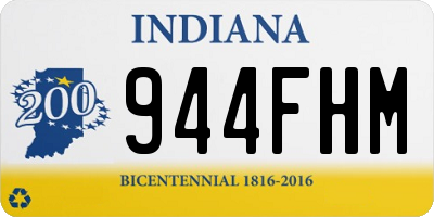 IN license plate 944FHM