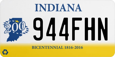 IN license plate 944FHN