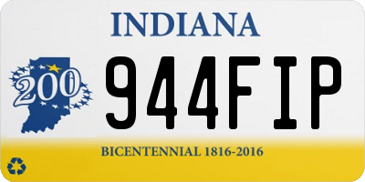 IN license plate 944FIP