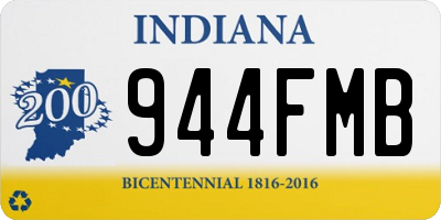 IN license plate 944FMB