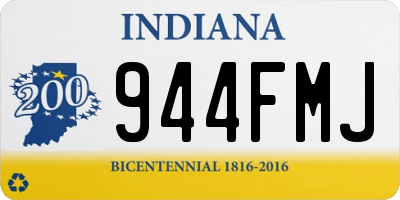 IN license plate 944FMJ