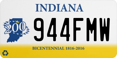 IN license plate 944FMW