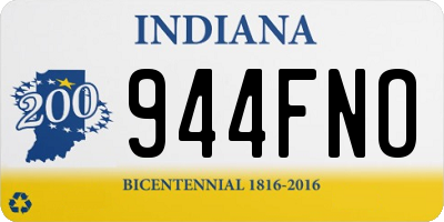 IN license plate 944FNO