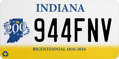 IN license plate 944FNV