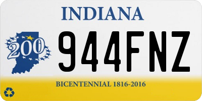 IN license plate 944FNZ