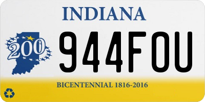 IN license plate 944FOU