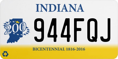 IN license plate 944FQJ