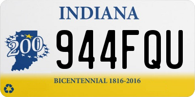 IN license plate 944FQU