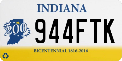 IN license plate 944FTK