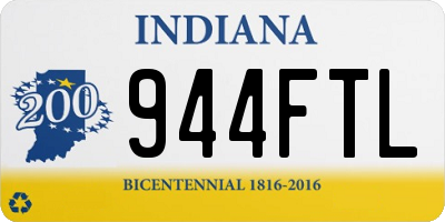 IN license plate 944FTL